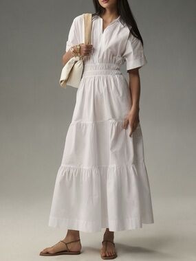 Anthropologie | The Somerset Relaxed Fit Cotton Maxi Dress